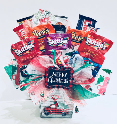 A “Christmas Blessing” Candy Bouquet