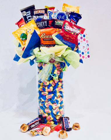 Colorful and Ginormous “Any Occasion” Candy Bouquet