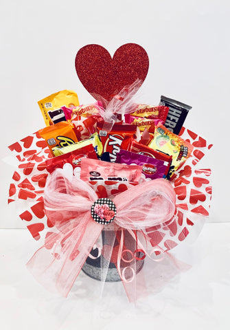 SOLD OUT “Heartfelt Bliss” Valentine’s Candy Bouquet