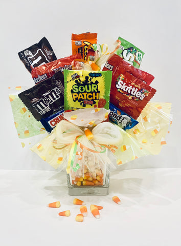 Candy Corn Treat Candy Bouquet