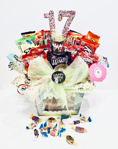 “How Old Are You” Birthday Candy Bouquet