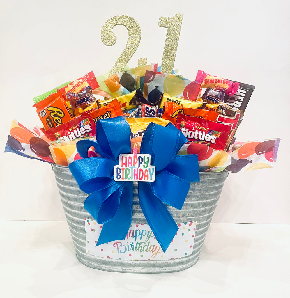 “How Old Are You” Birthday Candy Bouquet