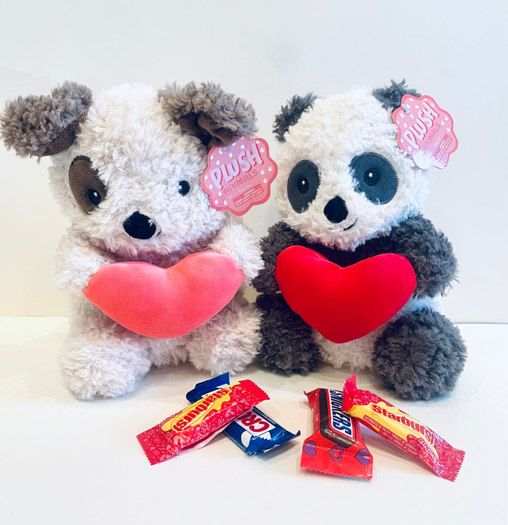 Add a small Valentine plush