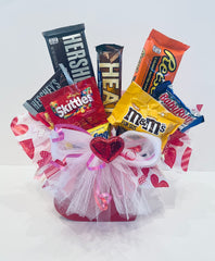 Heartfelt Bliss Valentines Candy Bouquet