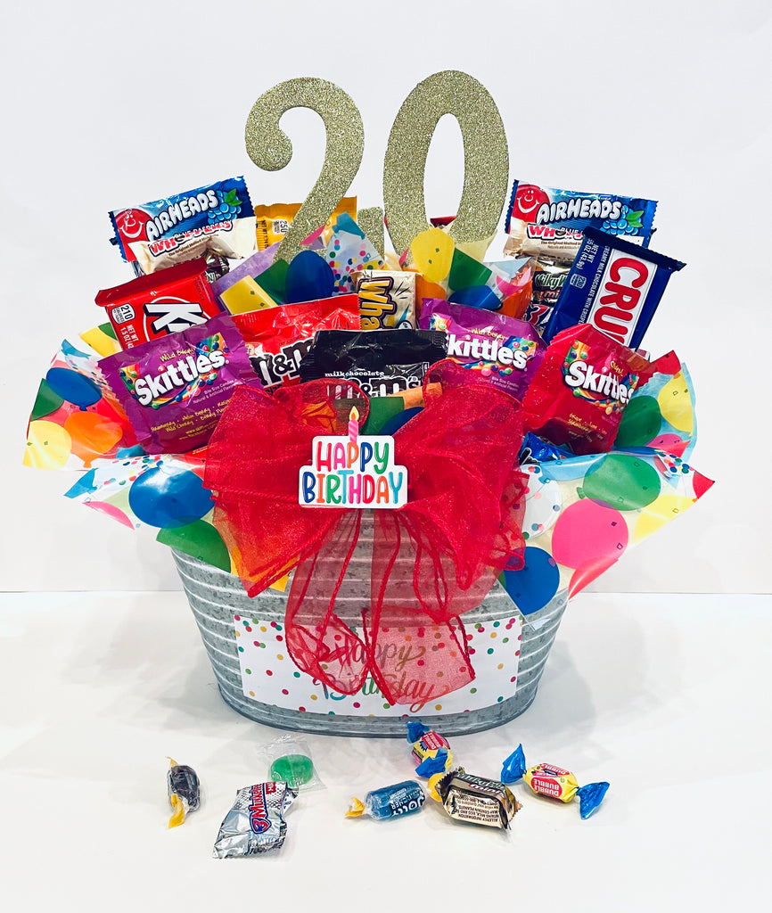 “How Old Are You” Birthday Candy Bouquet