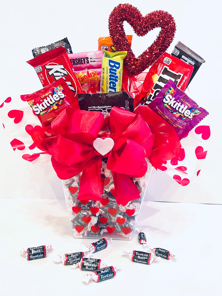 Fabulous Hearts Candy Bouquet