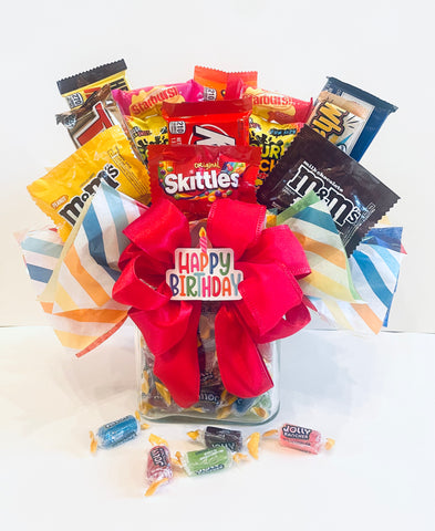 Just say "Happy Birthday" Candy Bouquet