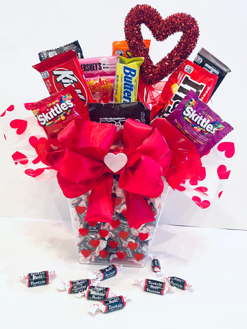 Fabulous Hearts Candy Bouquet