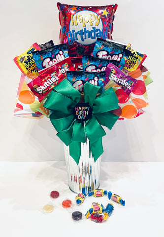 “It’s a Balloon Birthday” Candy Bouquet
